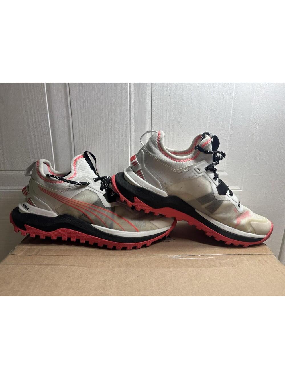 Puma Wmns Voyage Nitro 'Nimbus Cloud Sunblaze Women’s Size 5 - Picture 3 of 9